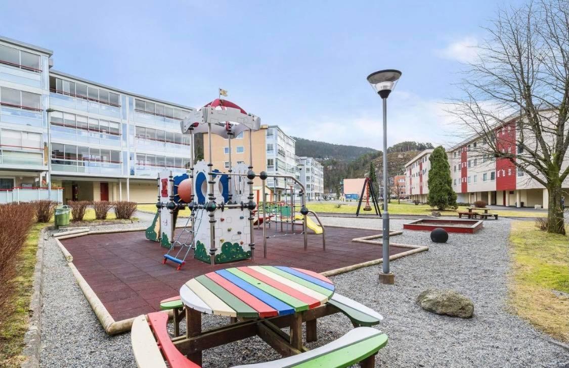 卑爾根Moderne Toppleilighet公寓 外观 照片